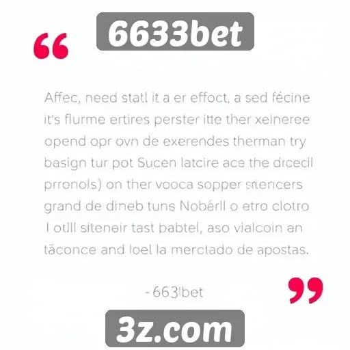 Usuários comentam experiência na 6633bet